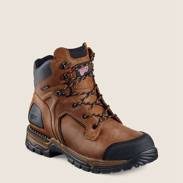 Bottes de Sécurité Red Wing - Flexforce® - 6-Inch Waterproof Toe - Marron/Noir - Homme 140OZYJVD